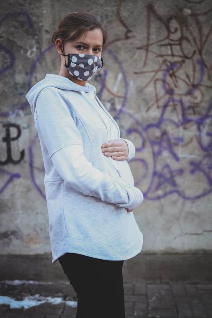 bluza ciążowa szara